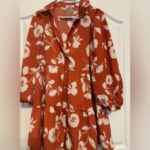 Floral boutique dress